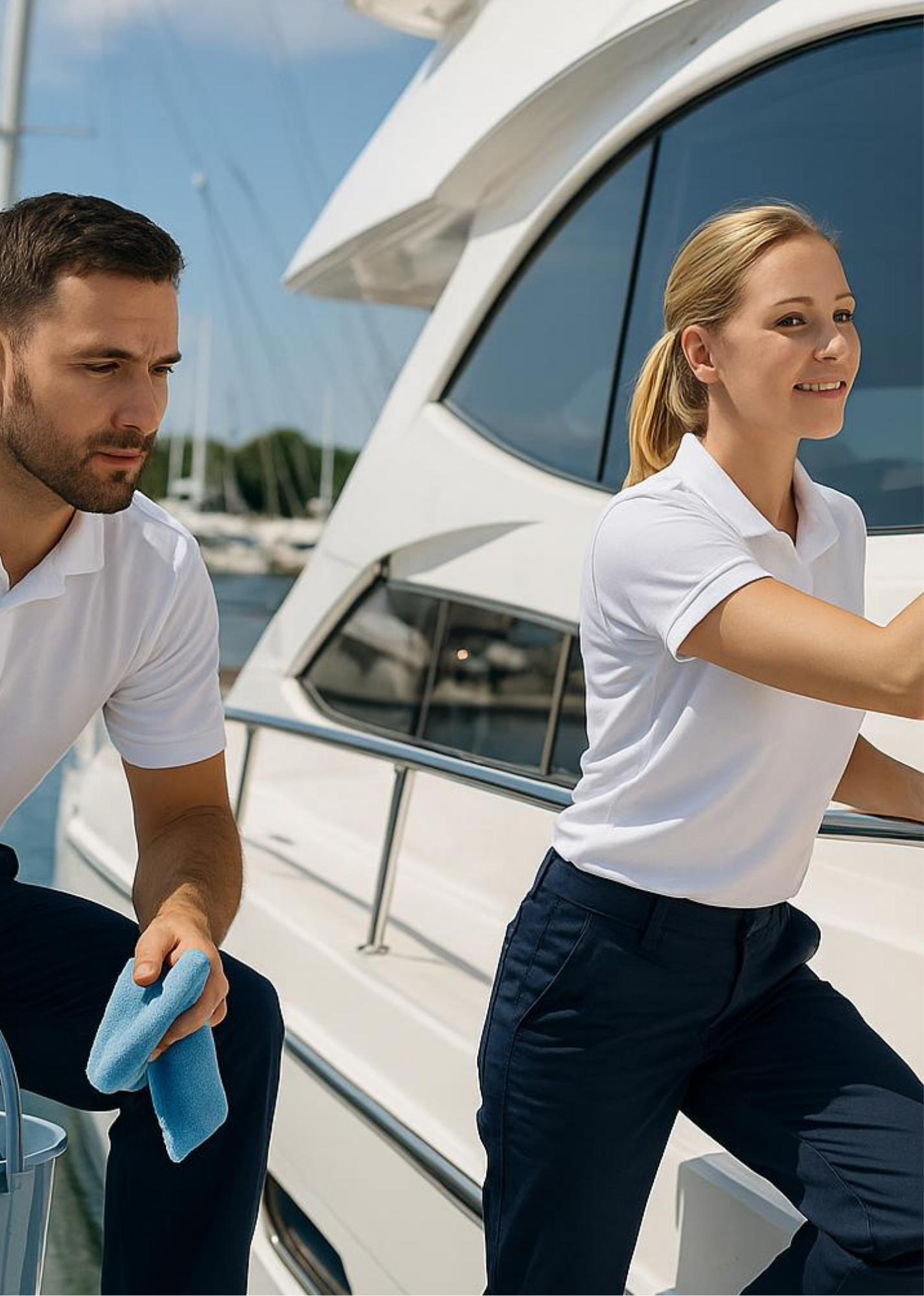 Reinigung der Aufbauten